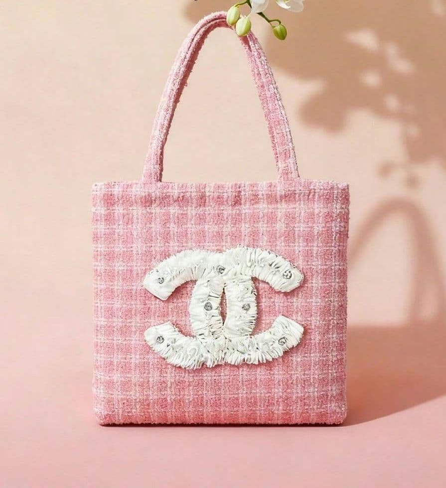 新品未使用 CHANELピンクトートバッグ　　　シャネル　ノベルティ