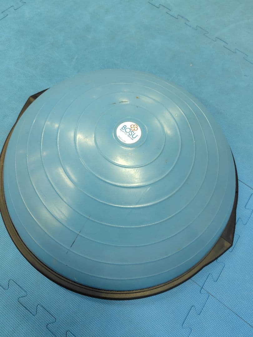 BOSU バランストレーナー ブルー 箱付き 中古 体幹トレーニング