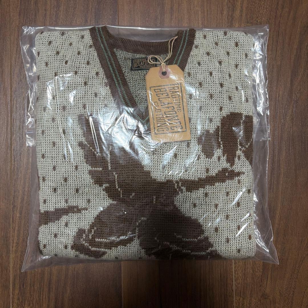 【新品】BELAFONTE WILDDUCK V NECK SWEATER