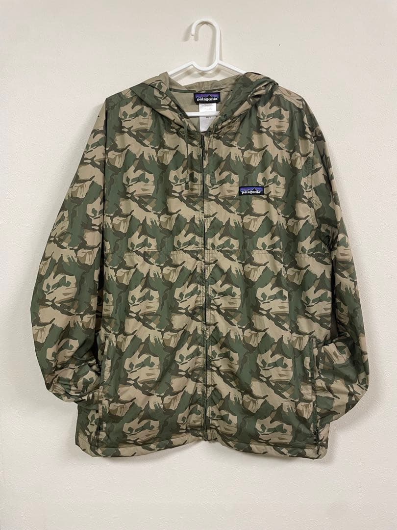 超レア！！！　patagonia カモフラージュ柄 ナイロンパーカー L 迷彩