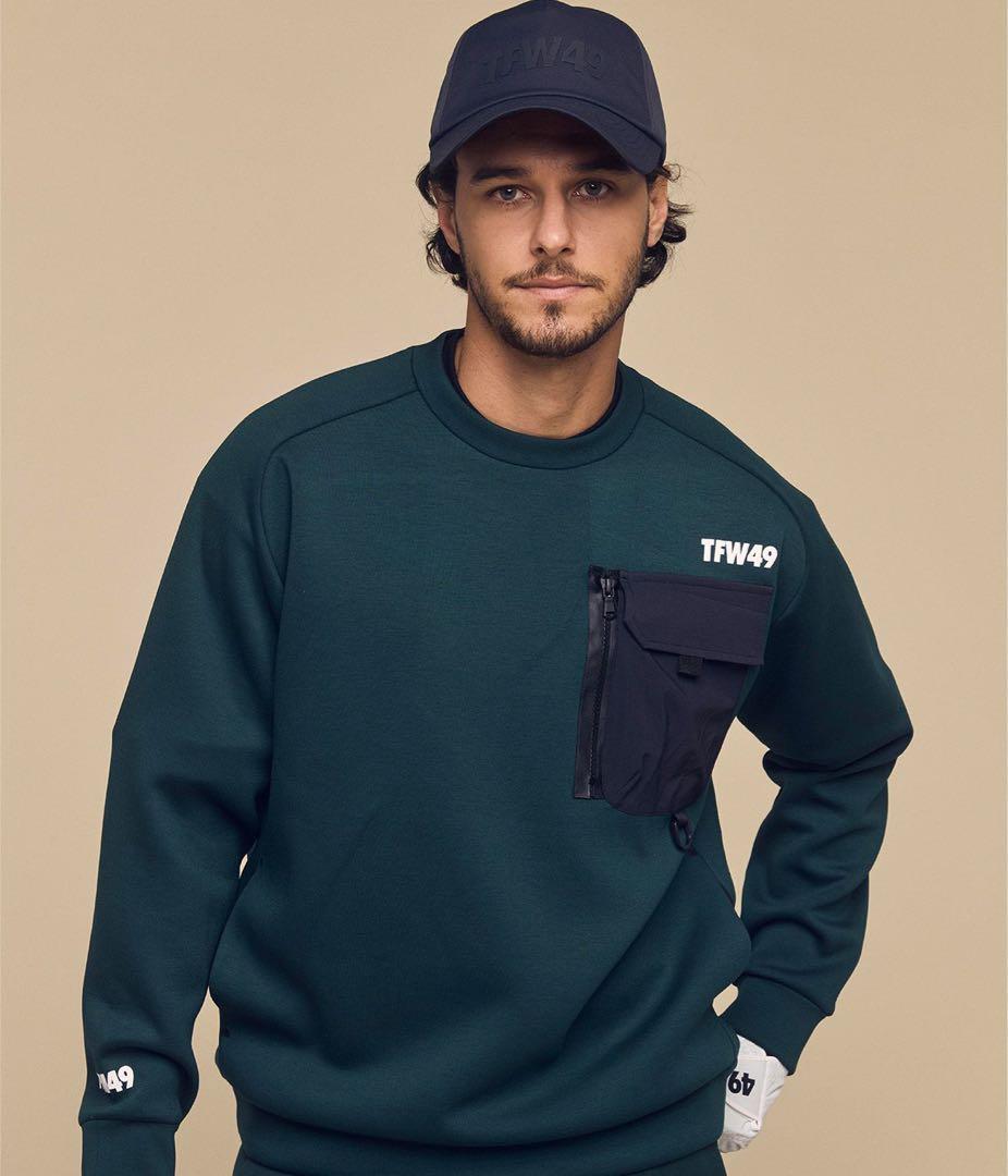 今季完売品　ダンボール素材クルーネック