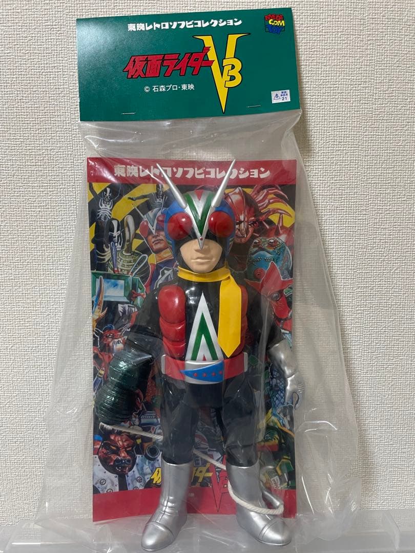 東映レトロソフビコレクション ライダーマン(ロープアームひも付きver.)