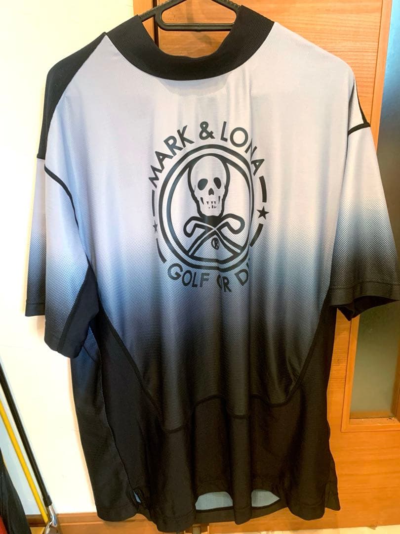 ほぼ新品　即完売　マークアンドロナ　MARK&LONA モックネックシャツ　50