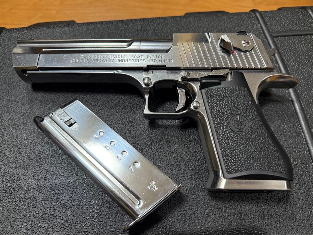 美品 東京マルイ デザートイーグル 50AE クローム ステンレス ABS樹脂製