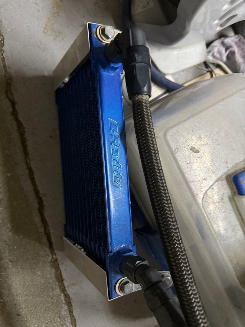 Greddy オイルクーラー 青