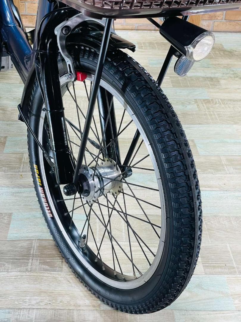 超破格 王様 ネイビー ギュットアニーズ子供乗せ電動アシスト自転車 ZH1586