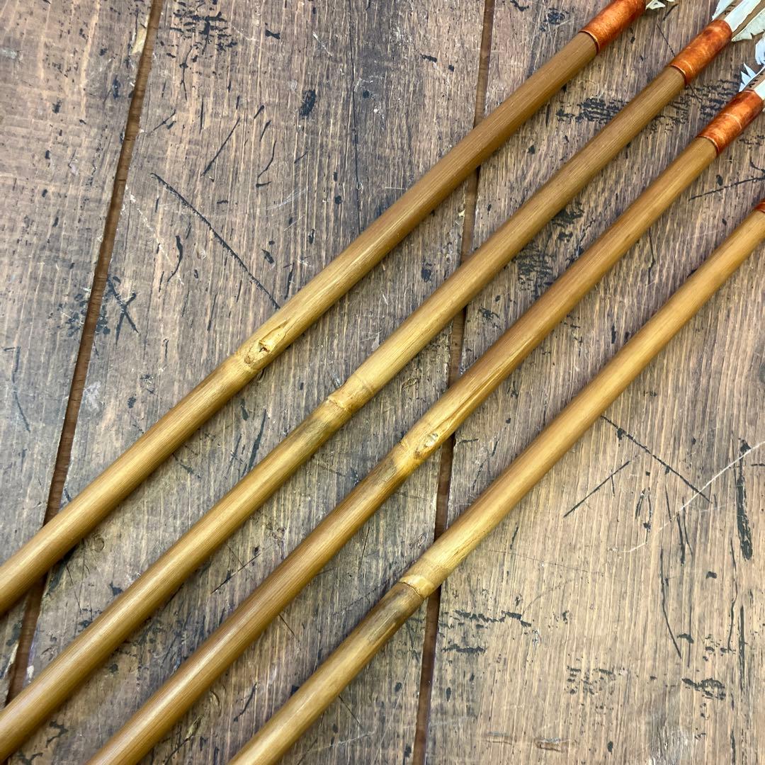 昭和レトロ 弓道具 弓矢 竹矢 和弓 弓 矢 矢羽 武道具 90.5cm 矢筒