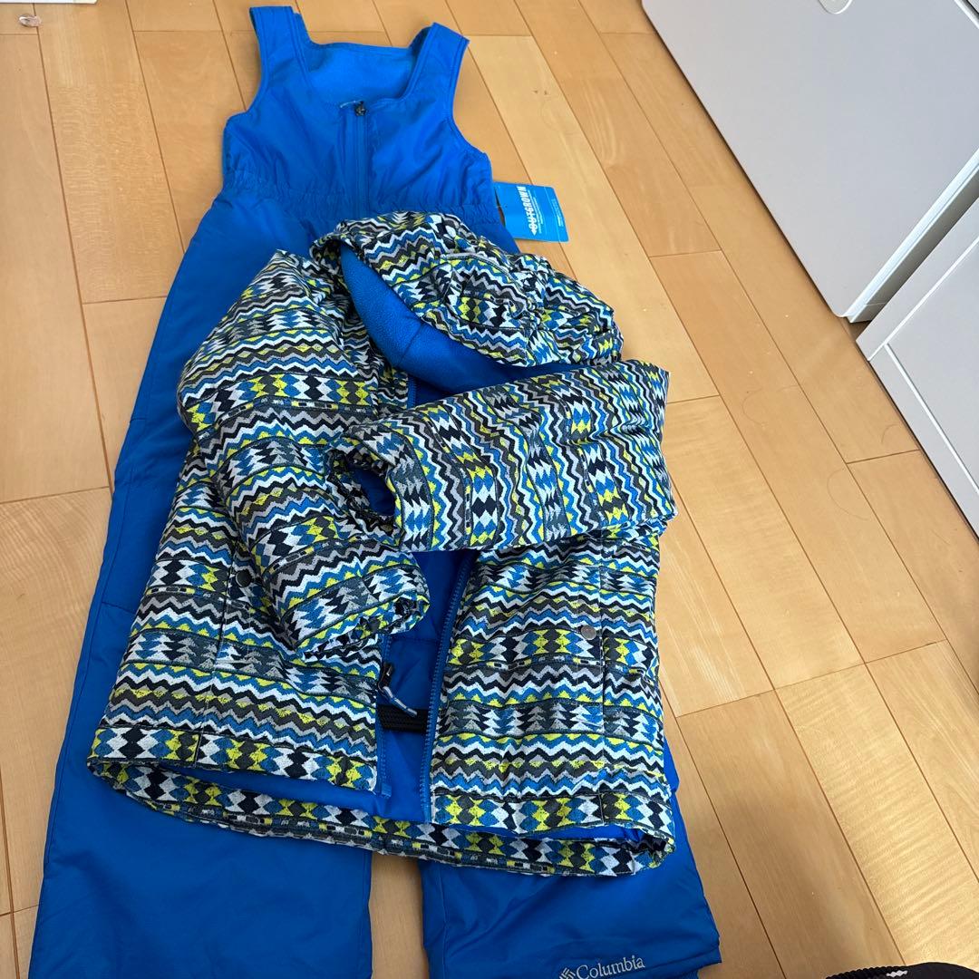 Columbia 子ども用 スキーウェア 青