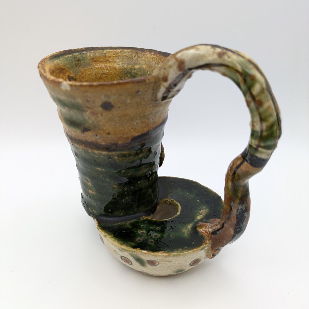 希少 アロン・サイス 織部焼 デミタスカップ　2004年作