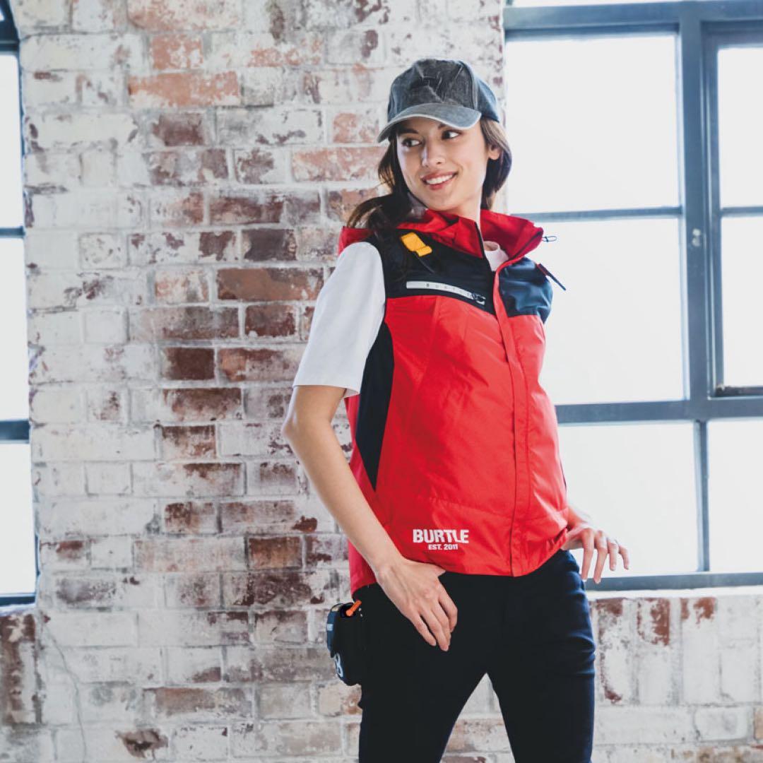 値下げ‼️最新BURTLE 空調服 Lサイズ バッテリー24V＆ファン付き