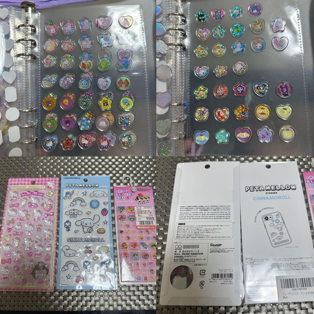 シール帳完成品　ボンボンドロップシール