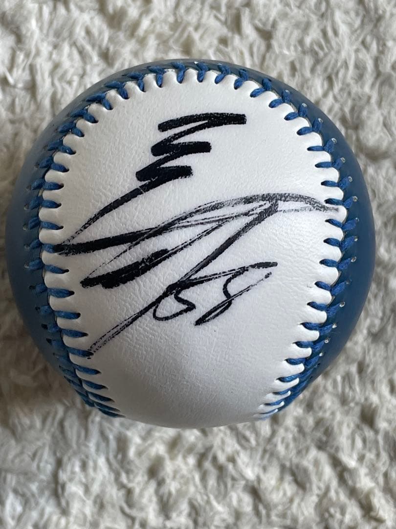 プロ野球 北海道日本ハムファイターズ サインボール 奈良間大己