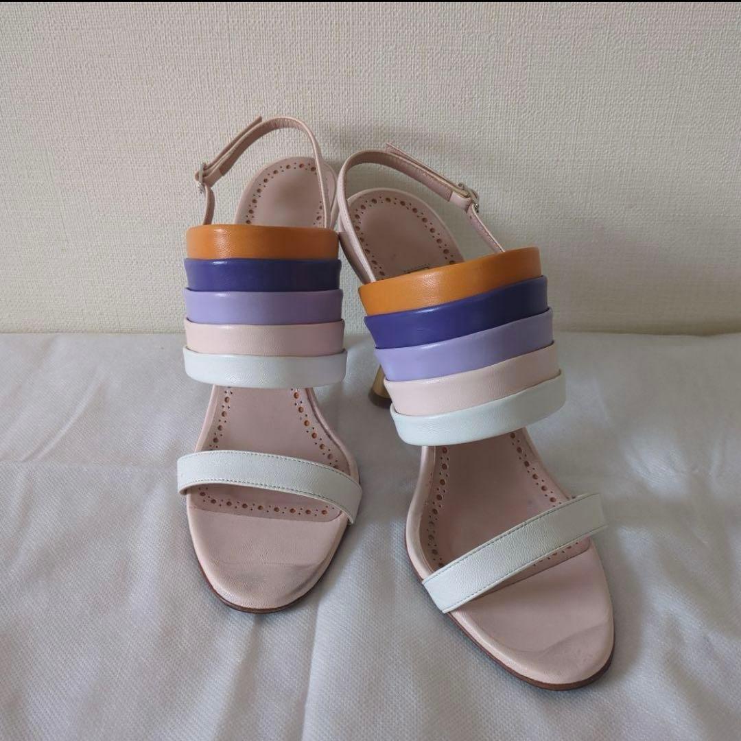 MANOLO BLAHNIK 38 ハイヒール サンダル　マノロブラニク
