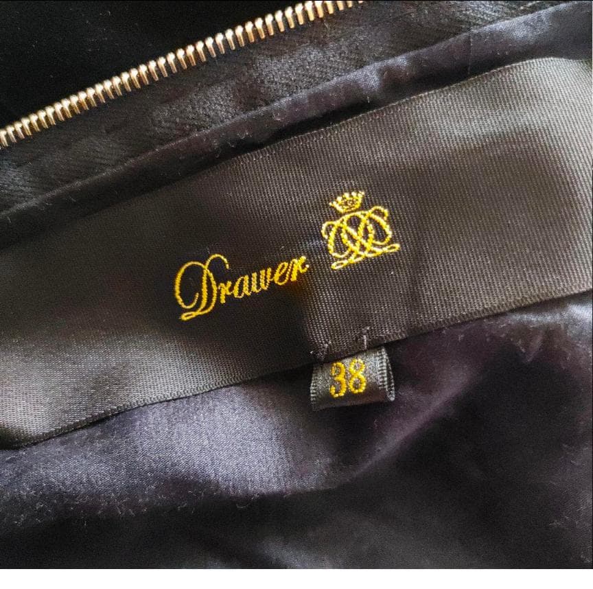 Drawer　ベロアワンピース　38サイズ