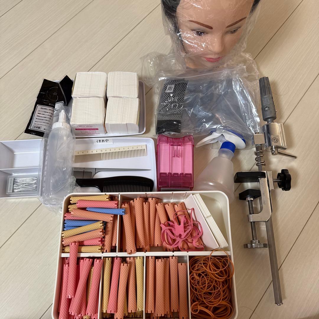 美容試験ワインディング ウィッグ オールウェーブ