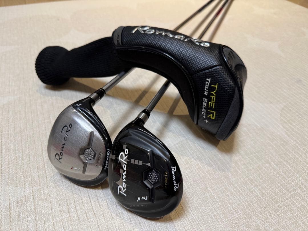 【セット売り特価／希少】ロマロ　フェアウェイウッド TYPE R　5W、7W