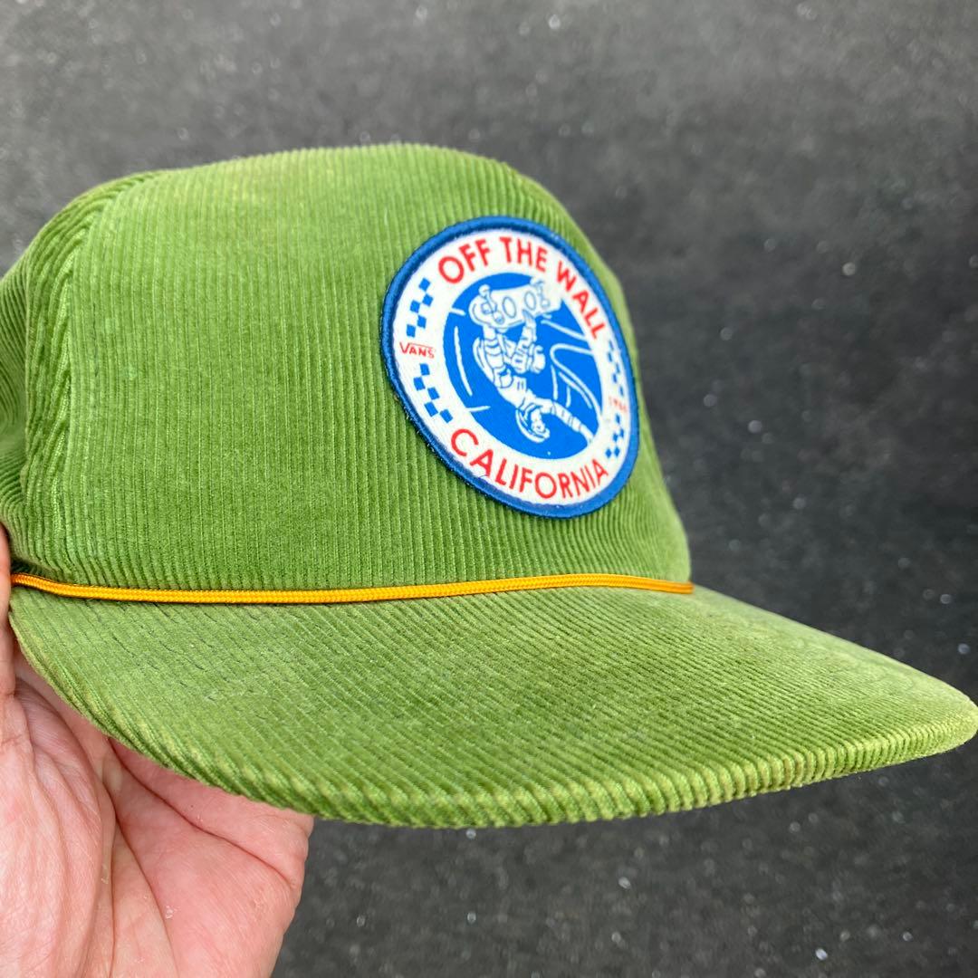 激レア　90s 00s vans キャップ　コーデュロイキャップ