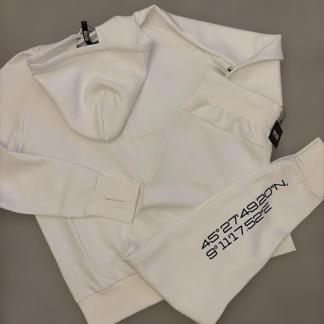 SY32 セットアップ 長袖 長ズボン Sサイズ ホワイト 新品未使用タグ付き