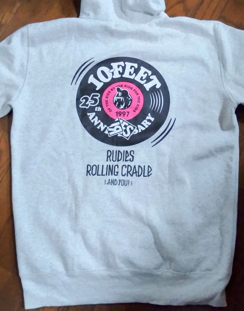 10-FEETXRUDIE'S ROLLING CRADLE　パーカー（XXL）