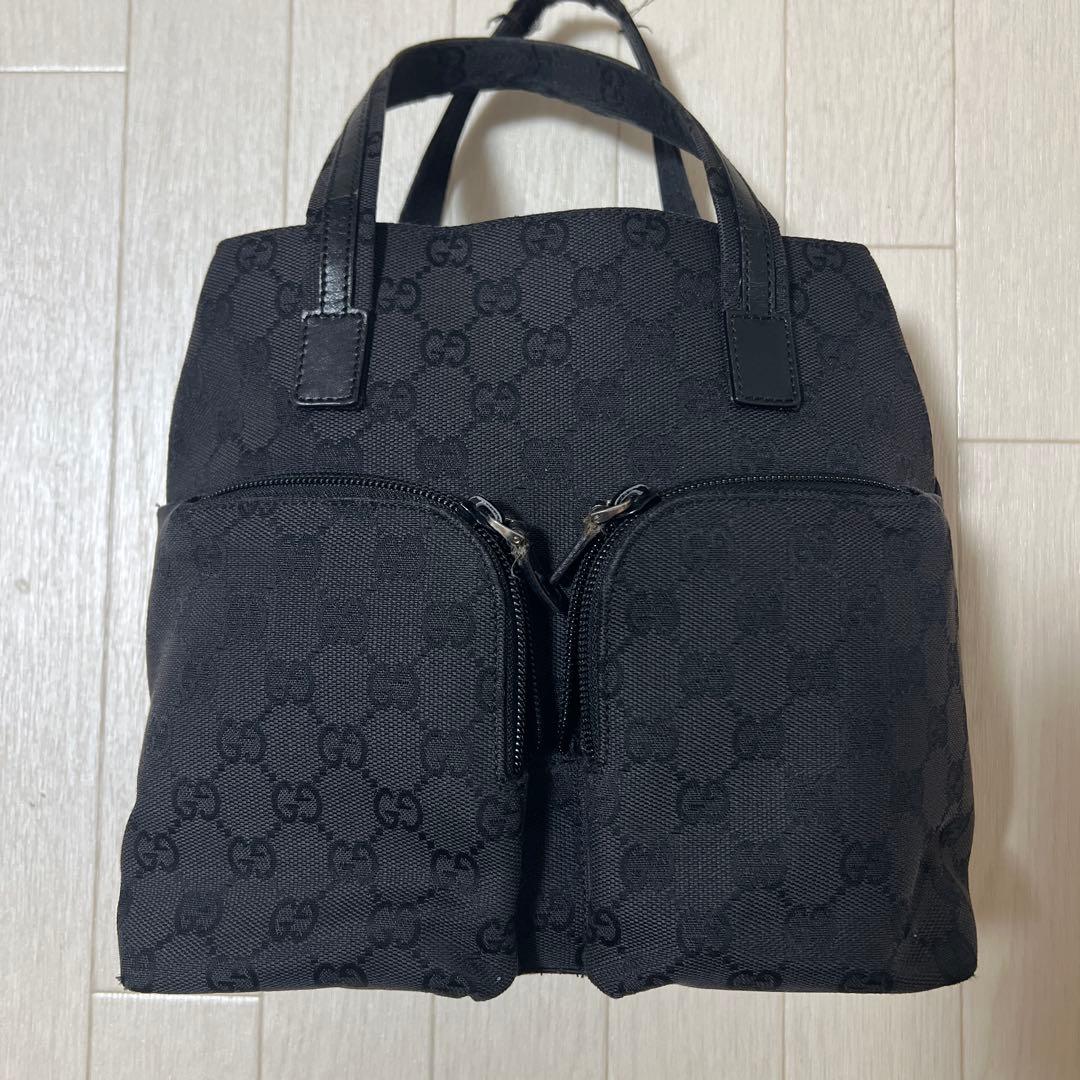 GUCCI グッチ GGキャンバス ハンドバッグ