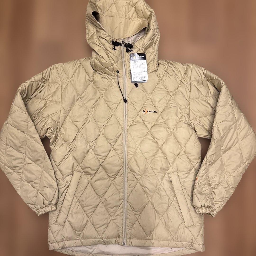 Moonstone ベージュ　キルティングダウンジャケット　未使用　M 00's