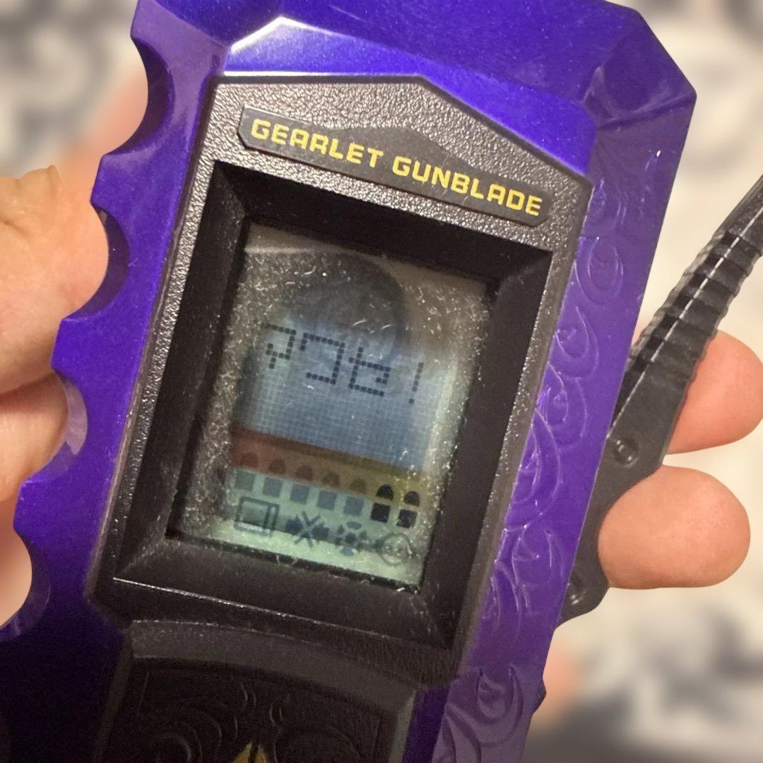 超希少 動作品 トレジャーガウスト ギアレット ガンブレード バイオレット