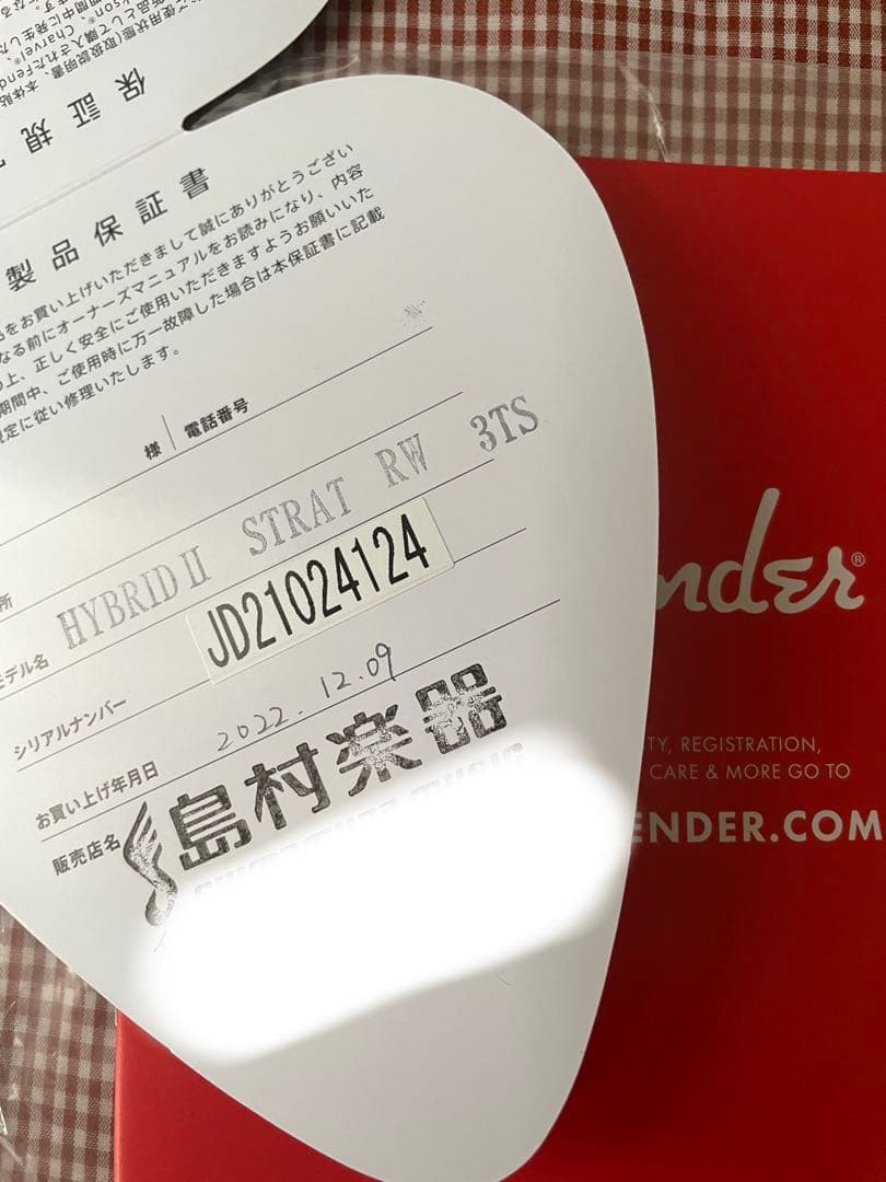 Fender Stratocaster フェンダー　ストラトキャスター