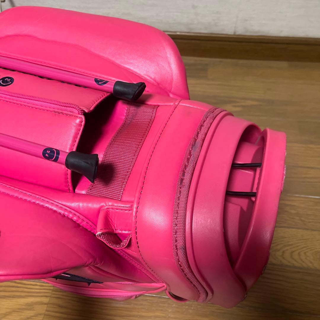 限定値下げ❣️パーリーゲイツ　ピンク　キャディーバッグ