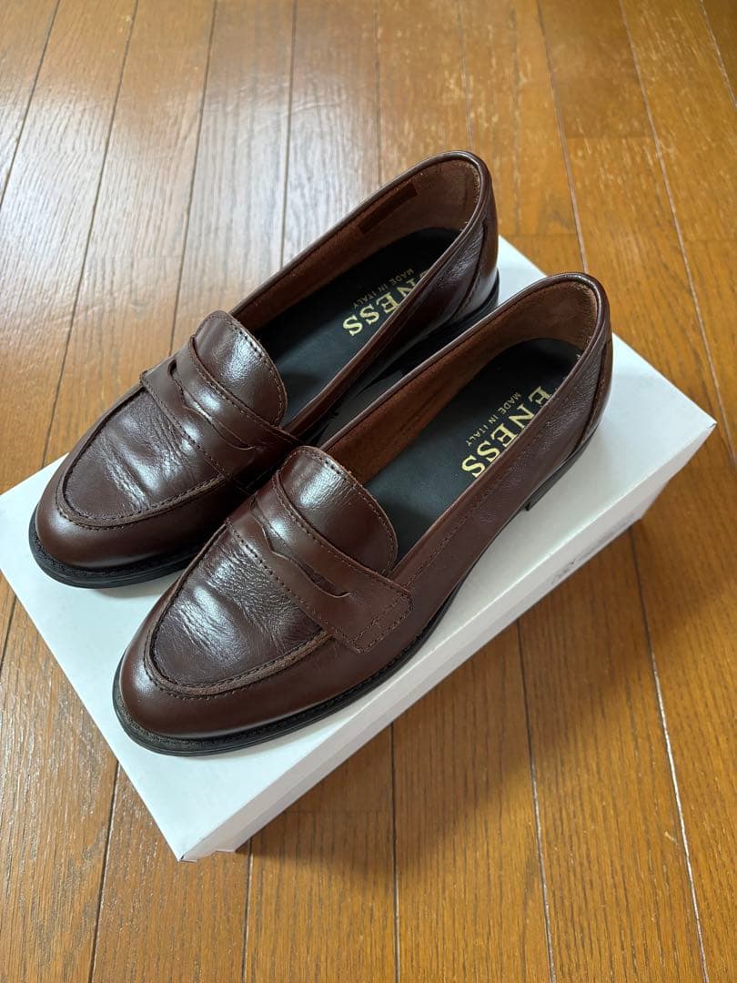 ENESS ローファー ブラウン