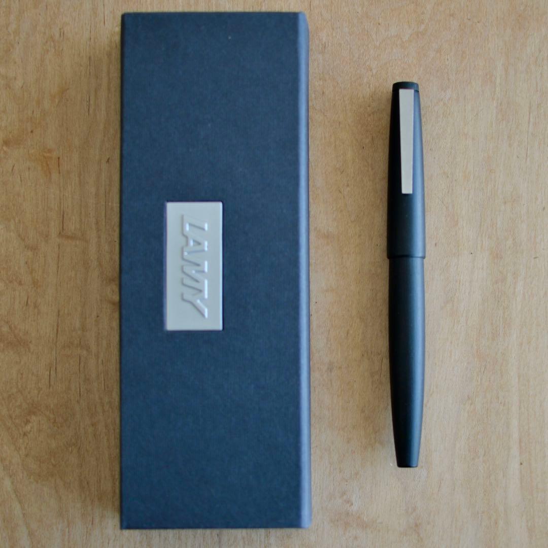【美品】LAMY 2000 万年筆 B 太字 専用ボックス付き