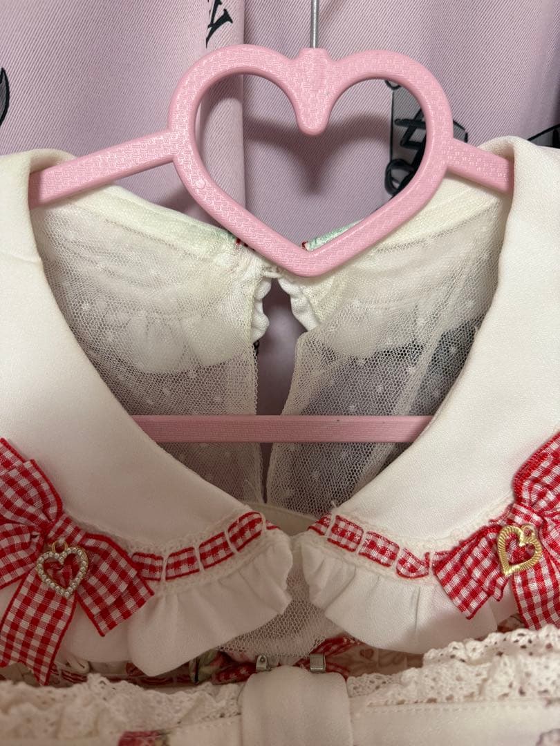 LIZLISA Creamy Berry柄ワンピース 半袖