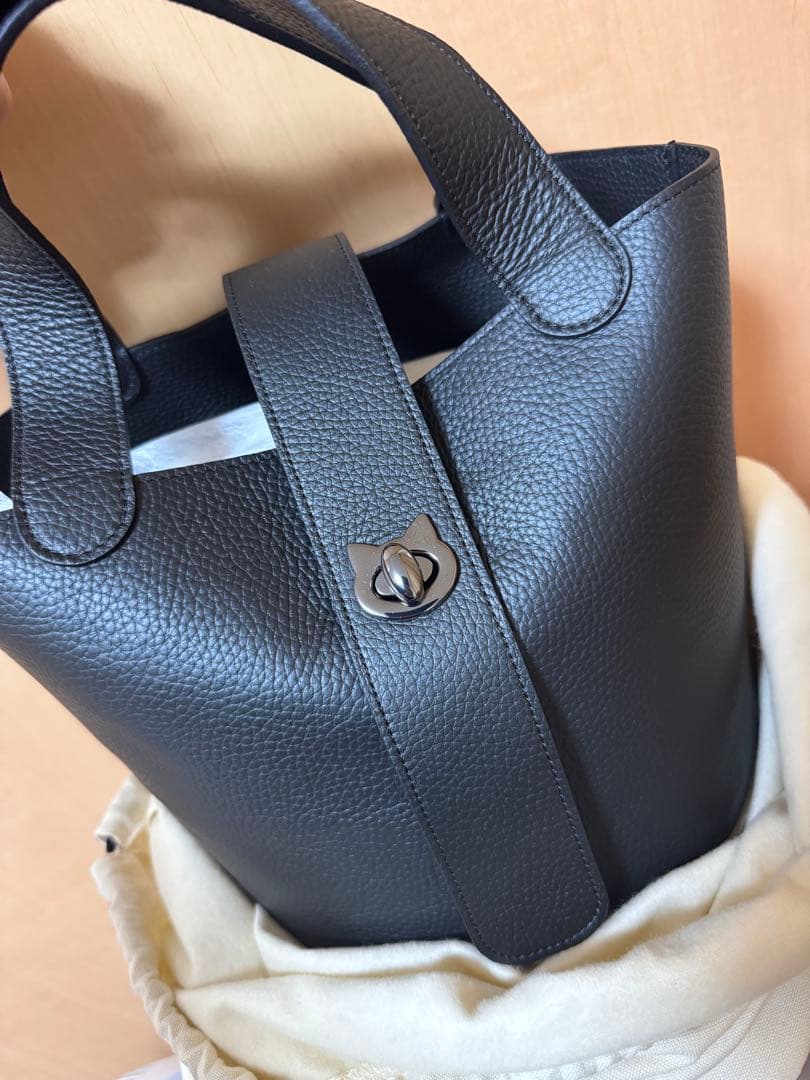 バゲットバッグ PAW キュイール・マッシュ / ブラック [ブラック金具]