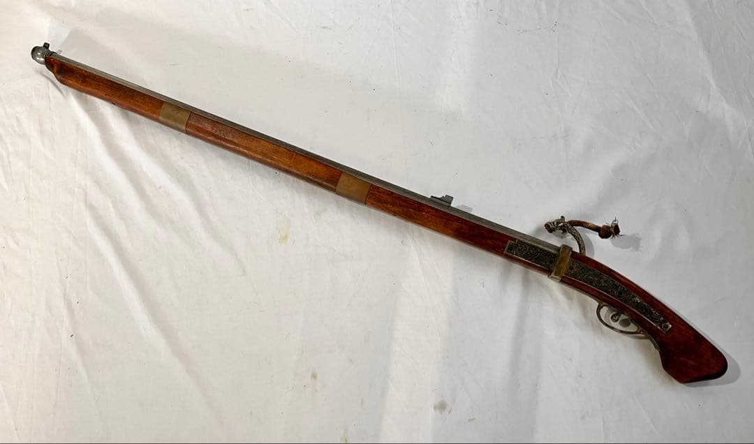 ② 【模造銃】火縄銃 種子島銃 110cm DENIX ポルトガル伝来モデル