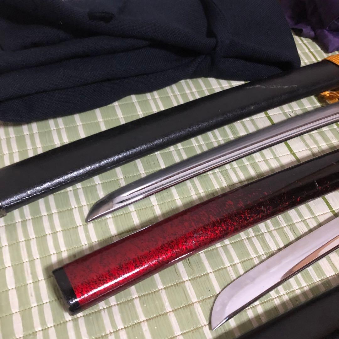 模造刀　模擬刀　武士　侍　伝統工芸　剣　ソード小太刀　鞘　鍔　大衆演劇　座頭市