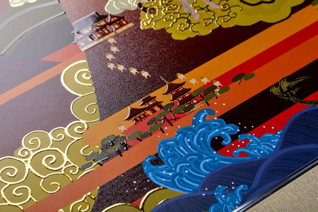 ★新品同様★イスム 続 日本曼荼羅 HAKUジクレ Buddha★J7