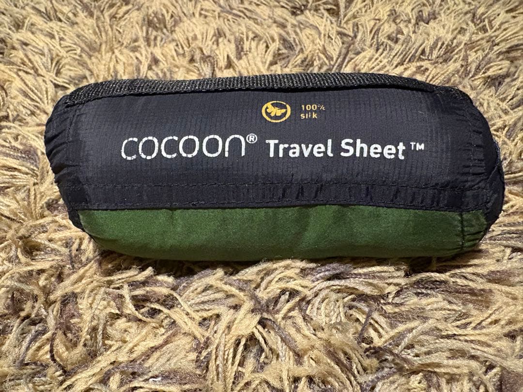 COCOON Travel Sheet 100%シルク インナーシュラフ