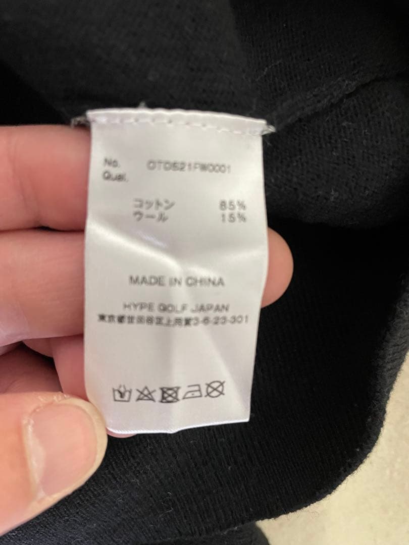 LYLE&SCOTT x GOLFICKERS コラボニット ブラック M