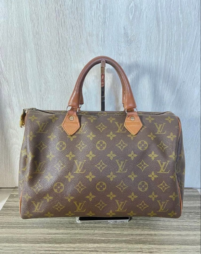 ルイヴィトン　スピーディ USA限定 ハンドバッグ　モノグラム　レザー　ボストン