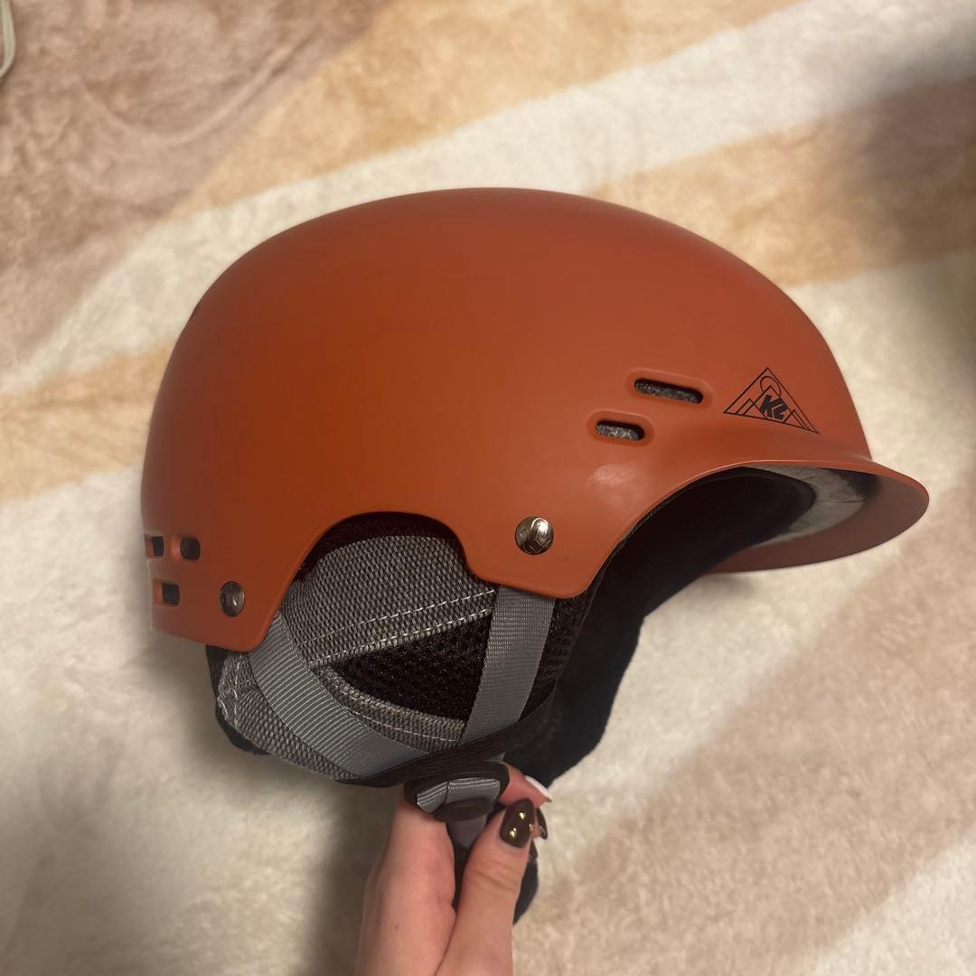 K2 ヘルメット オレンジ　スノーボードスキーヘルメット