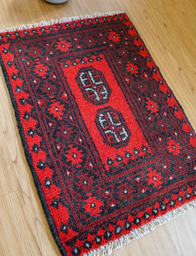 Chocotoypuトルクメン 手織り絨毯 トライバルラグ