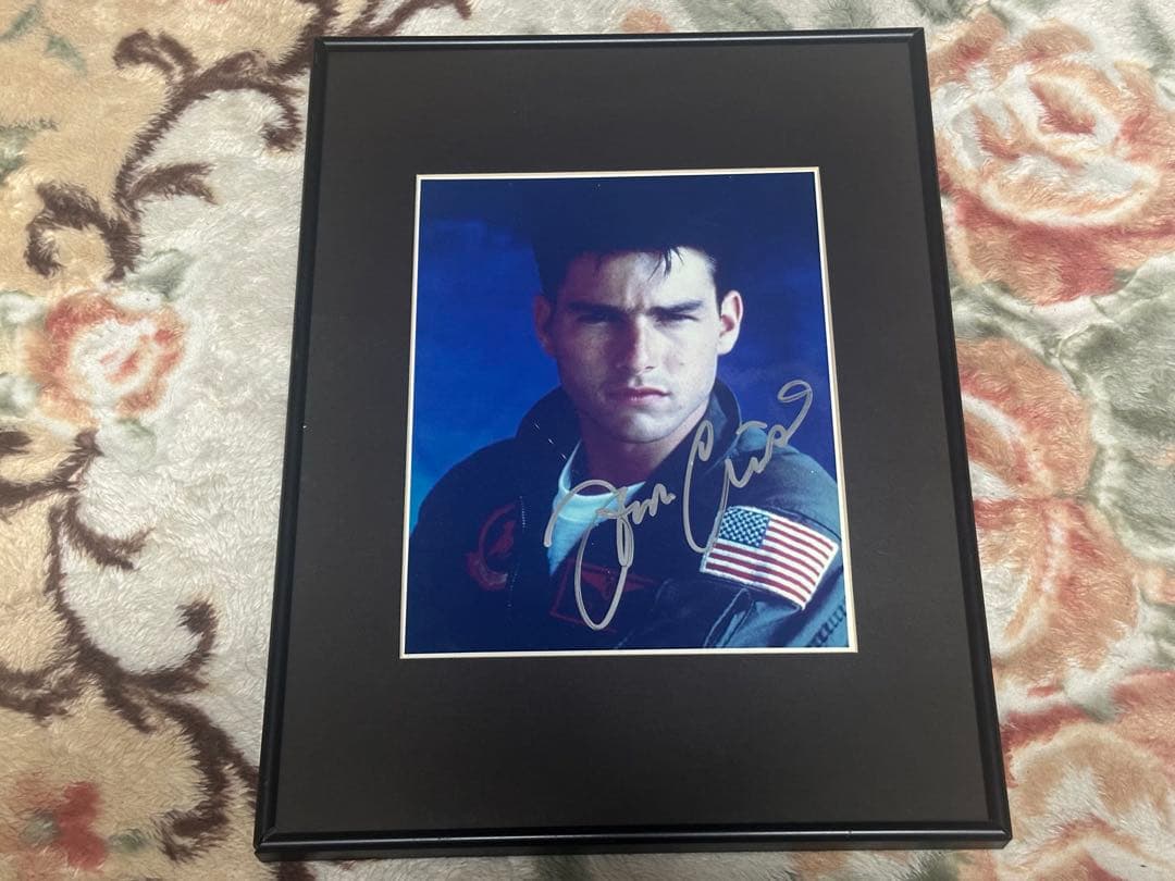 トム・クルーズ /直筆サイン/認証証明書/トップガン/TOPGUN