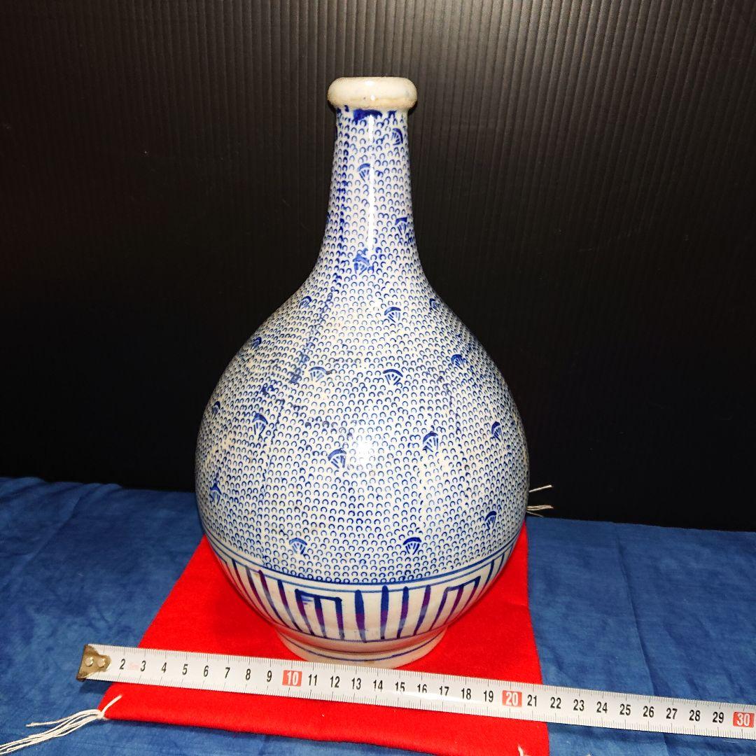 古伊万里、微塵唐草、徳利