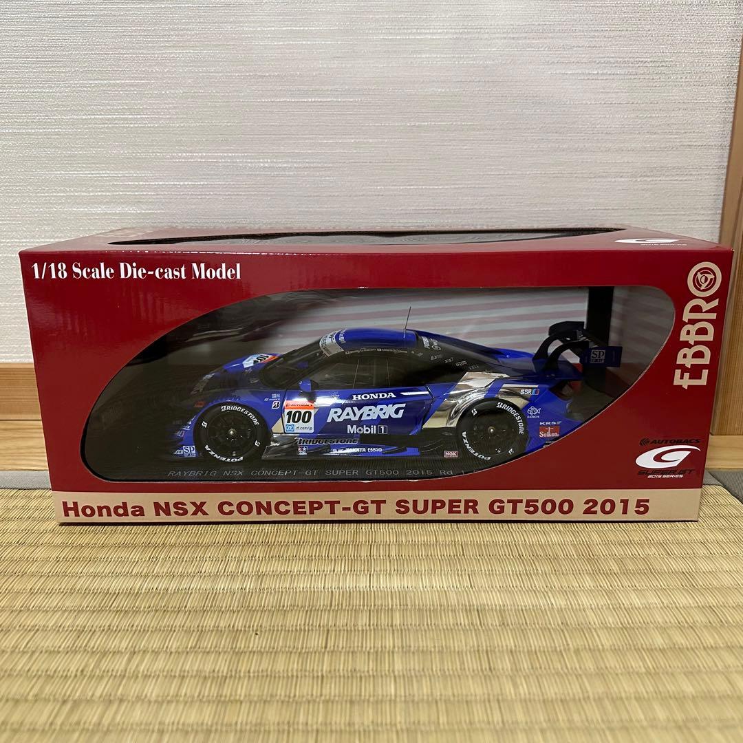 ミニカー RAYBRIG NSX CONCEPT-GT 2015 EBBRO 1/18