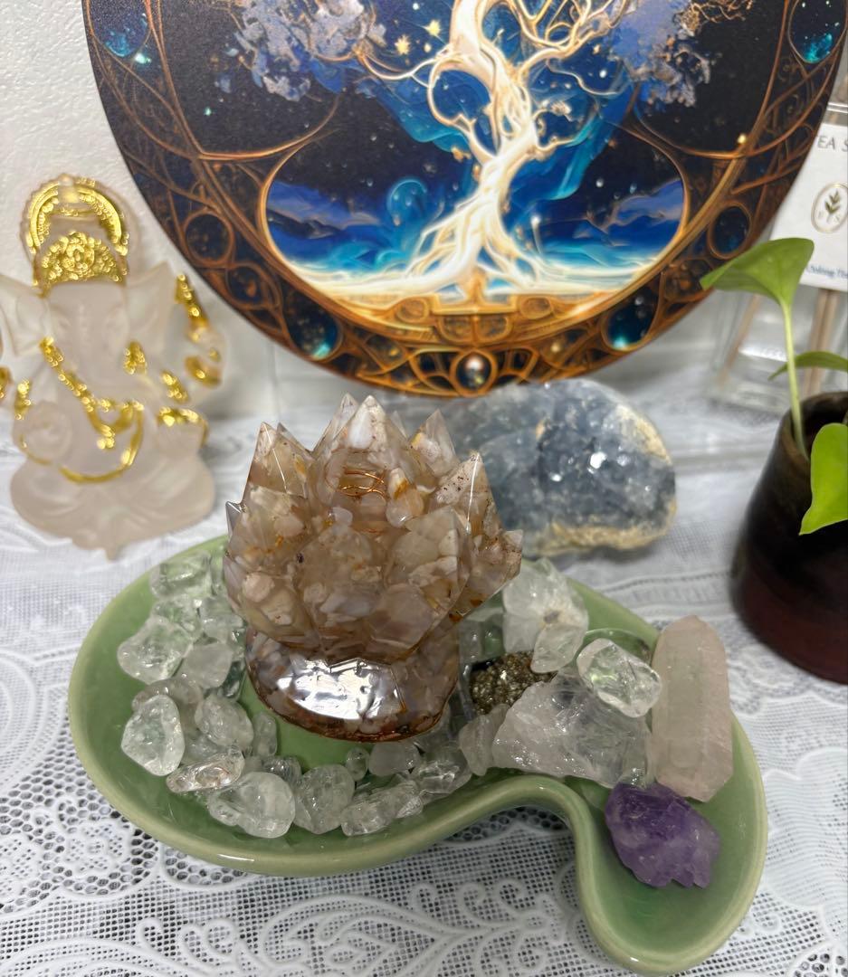 オルゴナイト クラスター 桜瑪瑙