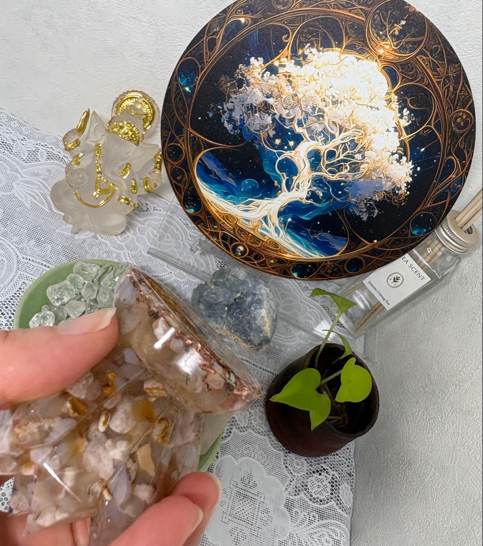 オルゴナイト クラスター 桜瑪瑙