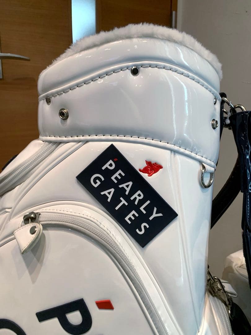 希少　完売　パーリーゲイツ　エナメル　キャディバッグ　メンズ　レディース