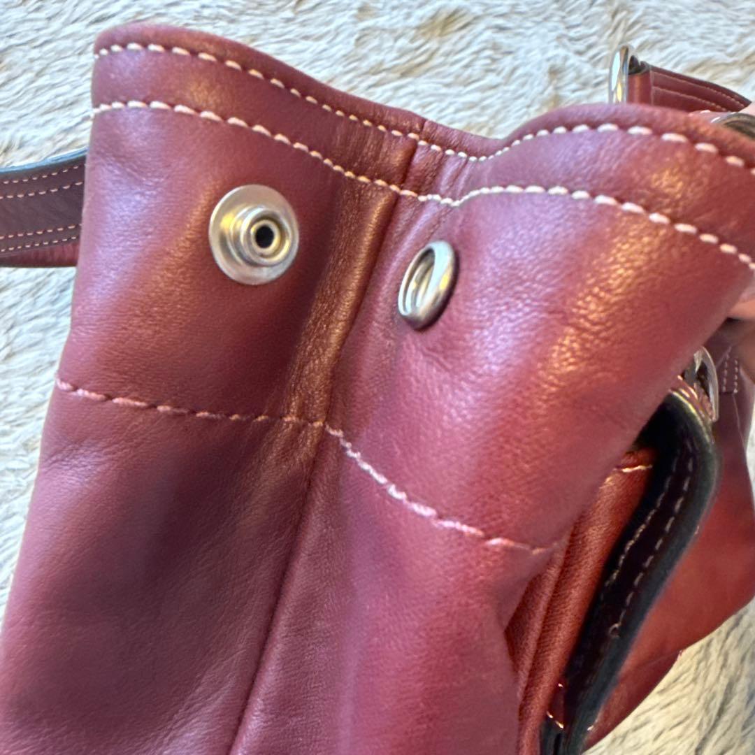 コーチ　⭐︎ coach ソーホー　オールレザー　ハンドバッグ