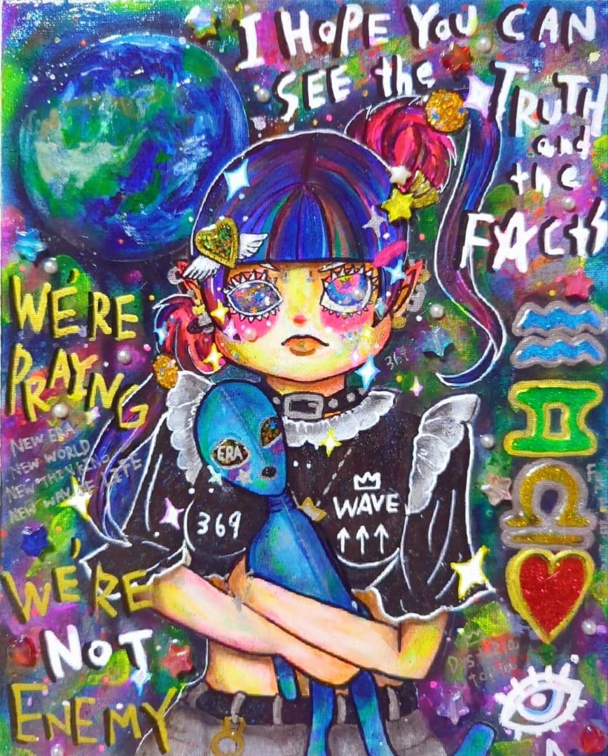 一点物アート/Cosmic Prayer for Truth-宇宙から真実の祈り