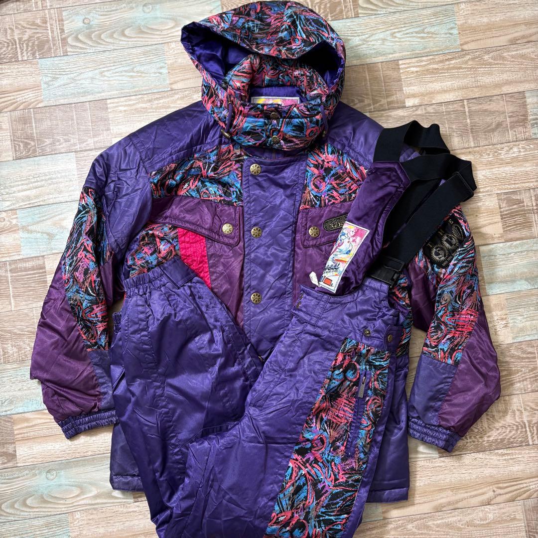 the ski ザ スキー スキーウェア スノボー 雪遊び 除雪 レトロ L