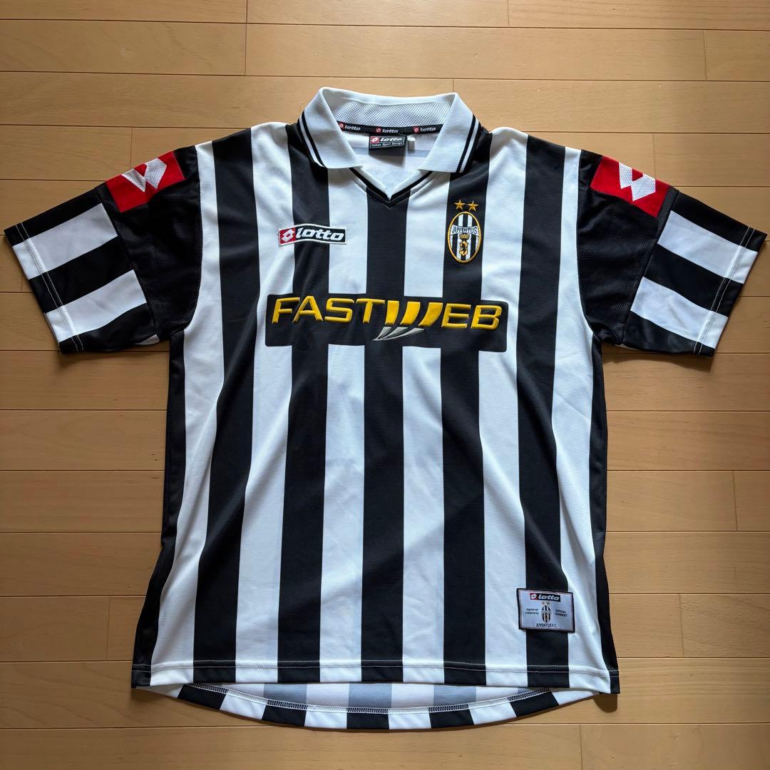 美品 Lotto ユヴェントス ユニフォーム 01-02 ホーム デルピエロ Ｌ